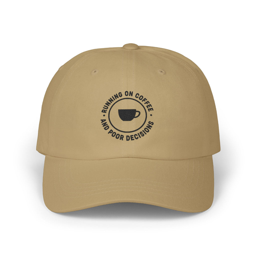 "Running on Coffee and Poor Decisions" Cap