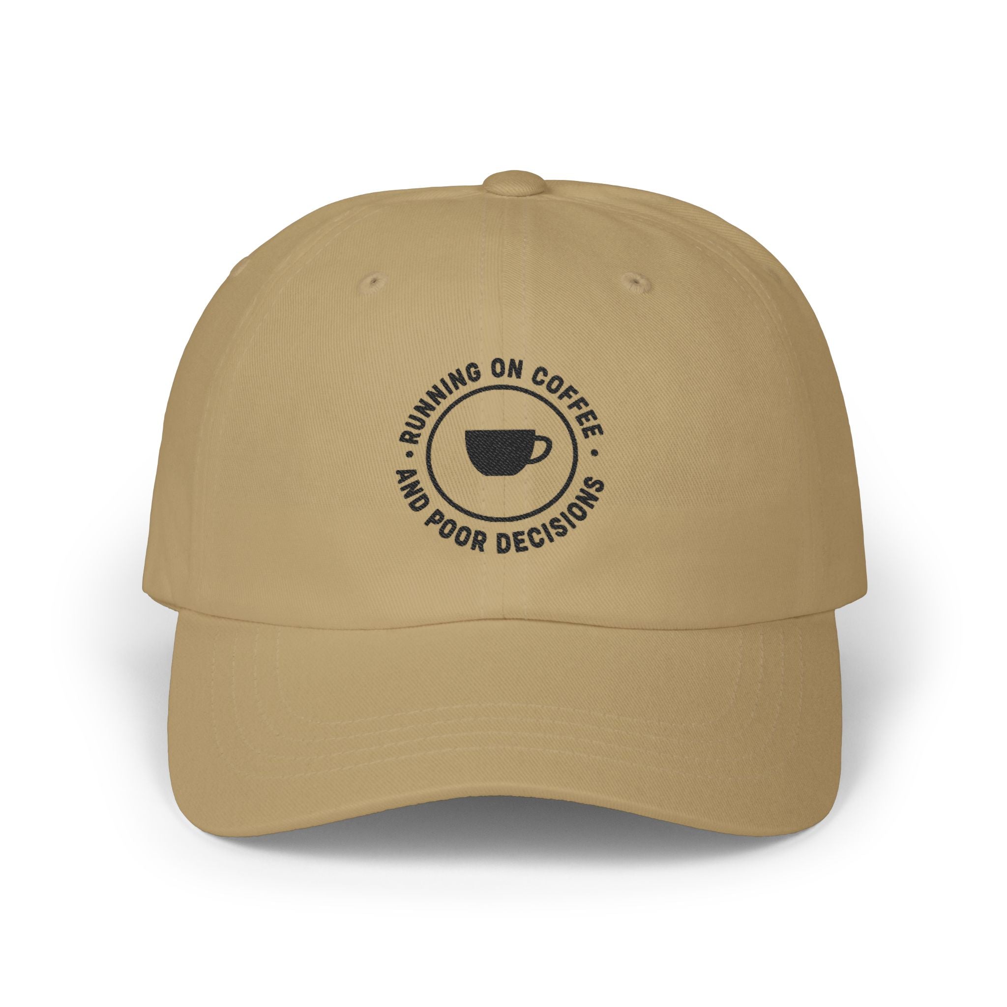 "Running on Coffee and Poor Decisions" Cap
