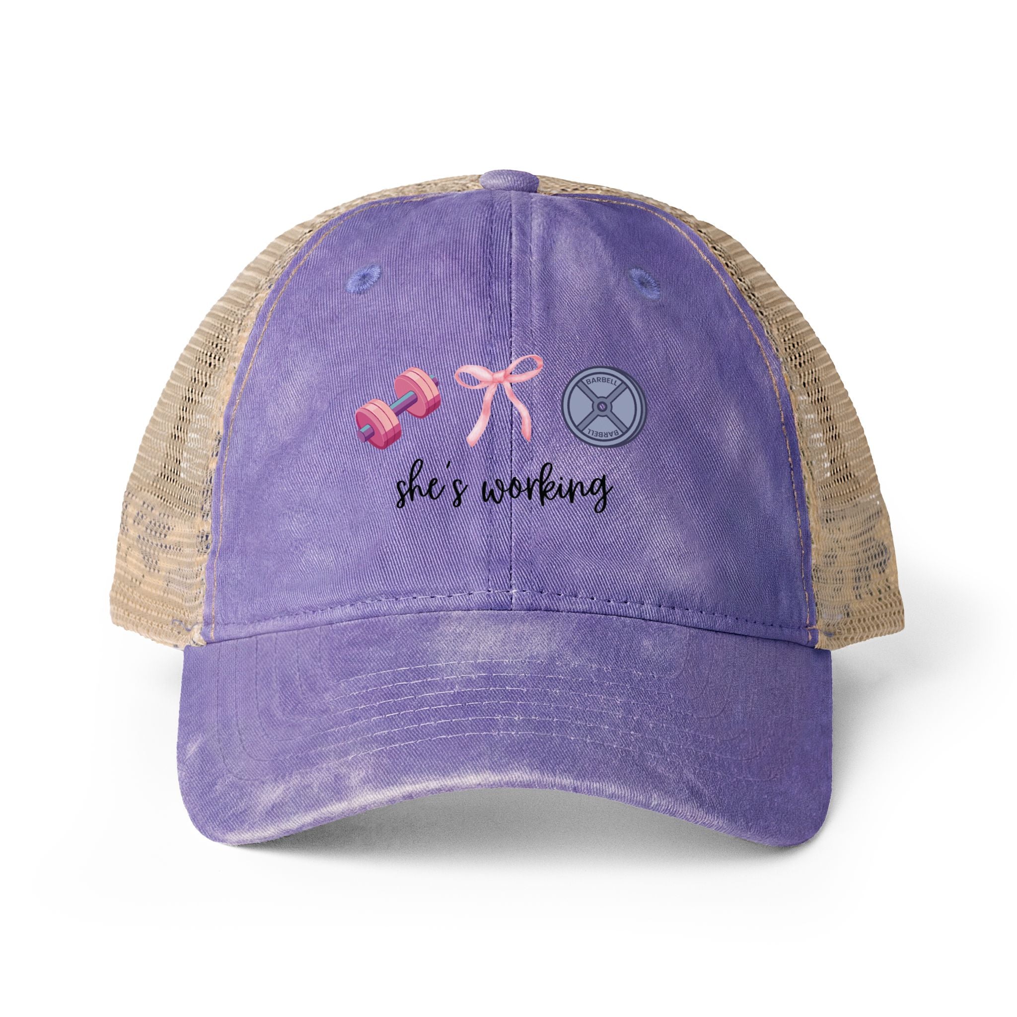 Women's Washed Mesh-Back Cap