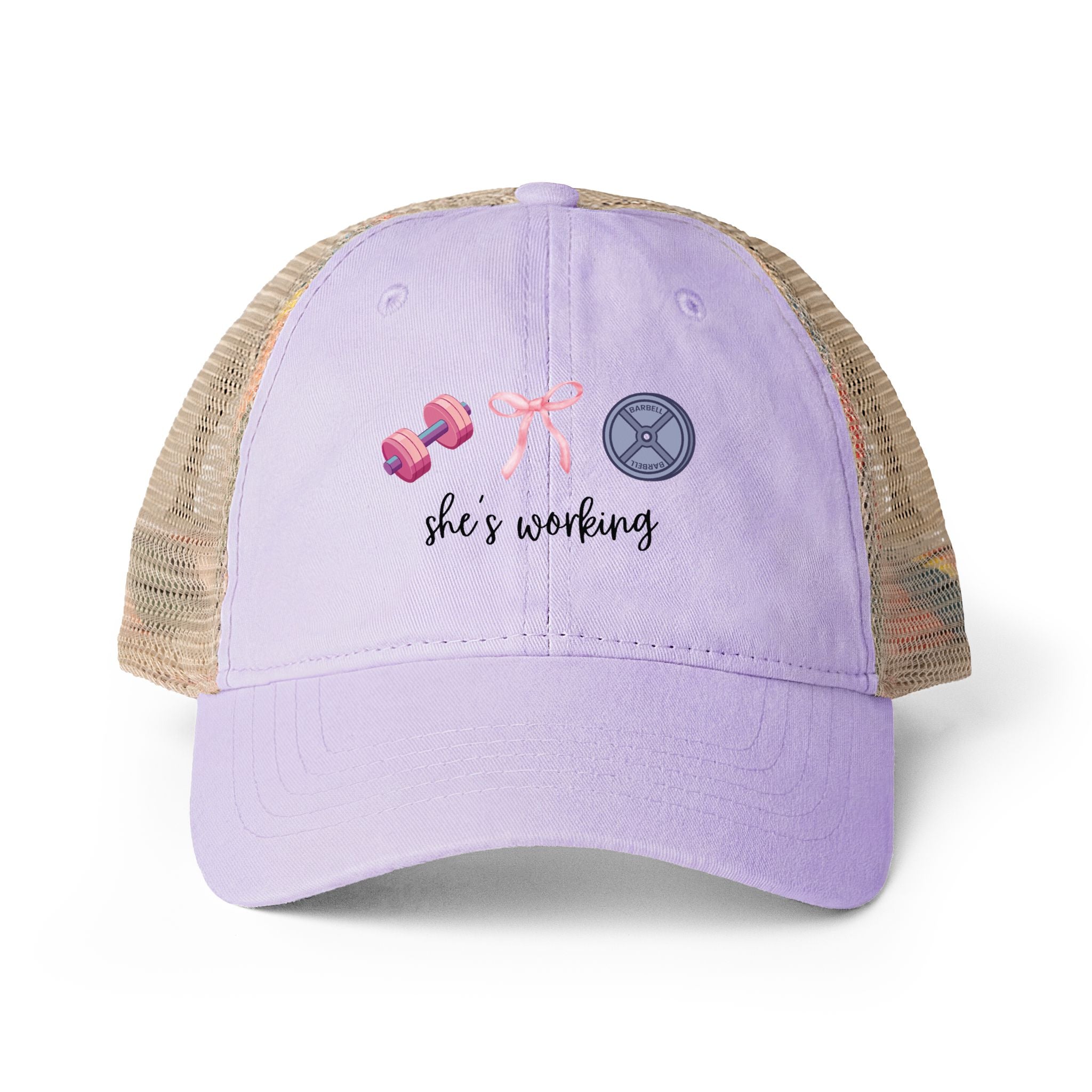 Women's Washed Mesh-Back Cap
