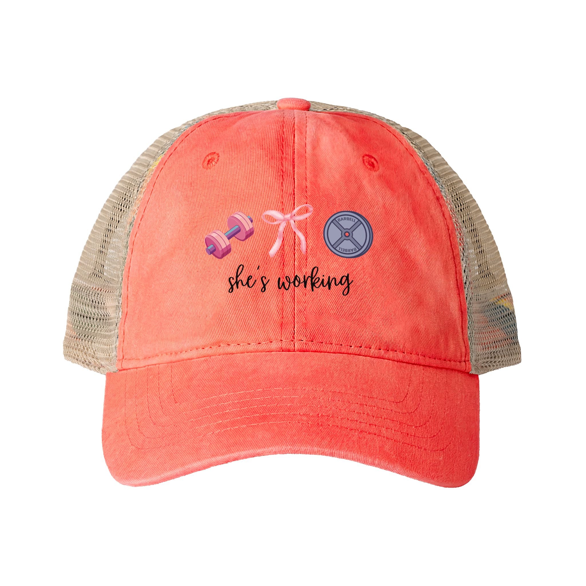 Women's Washed Mesh-Back Cap