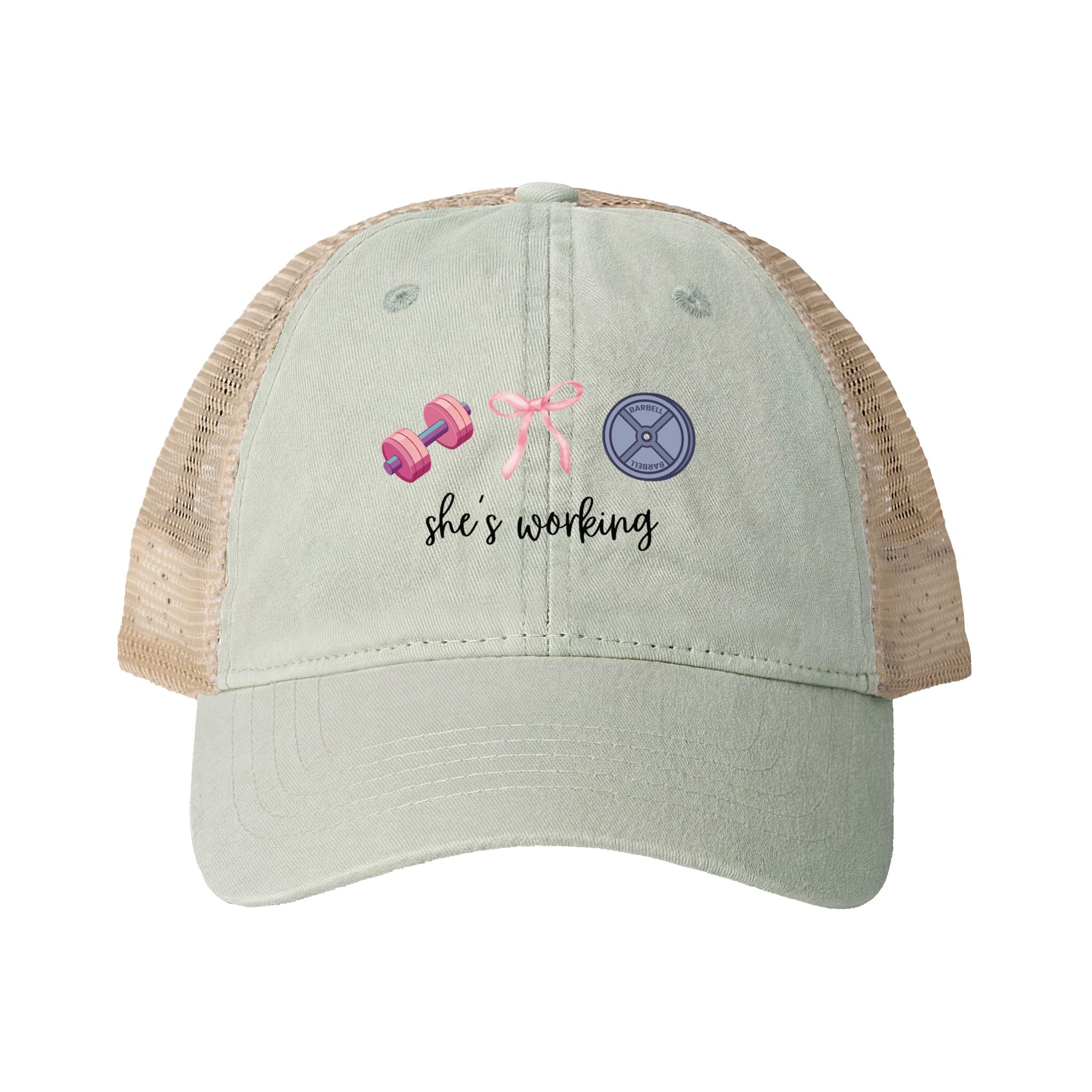 Women's Washed Mesh-Back Cap