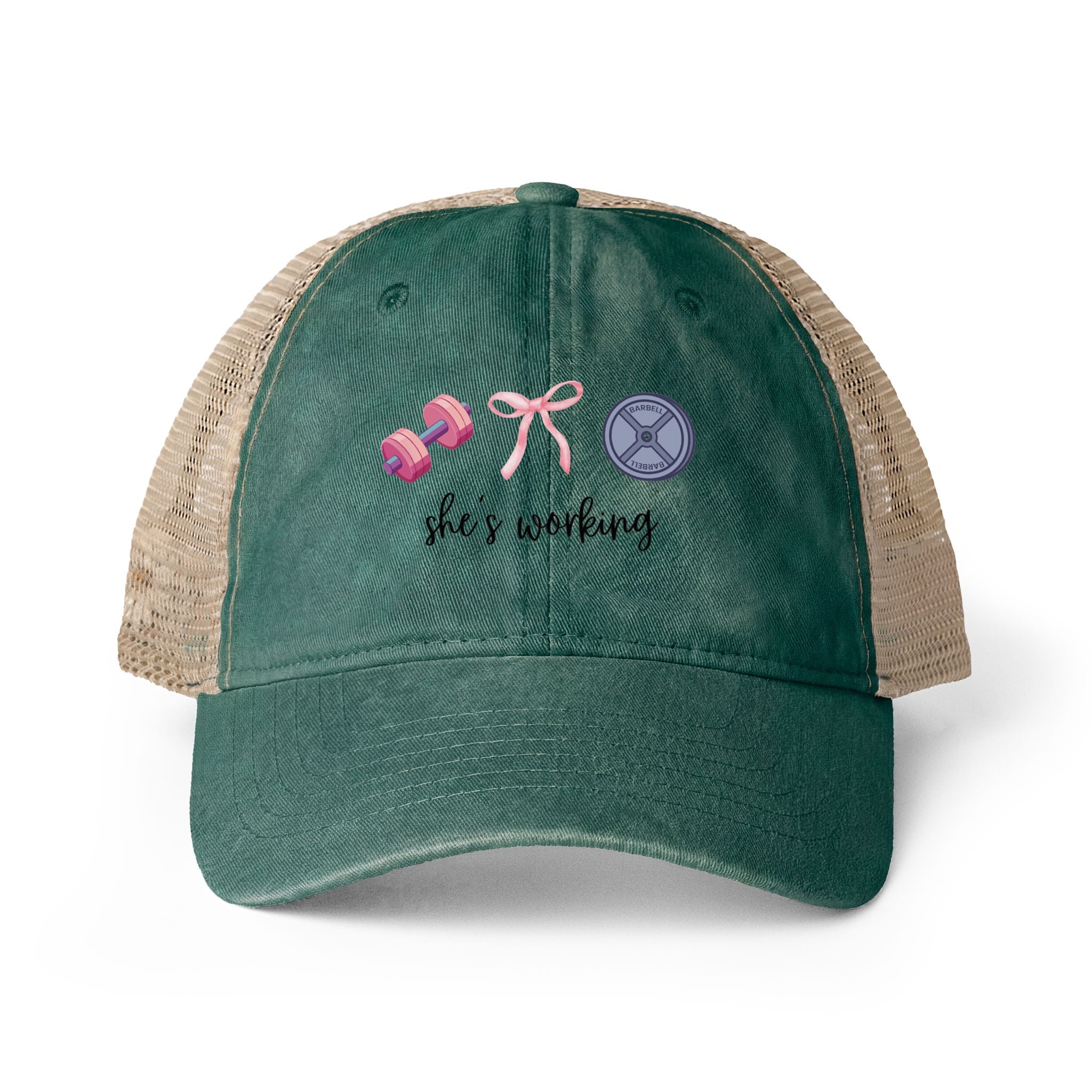 Women's Washed Mesh-Back Cap