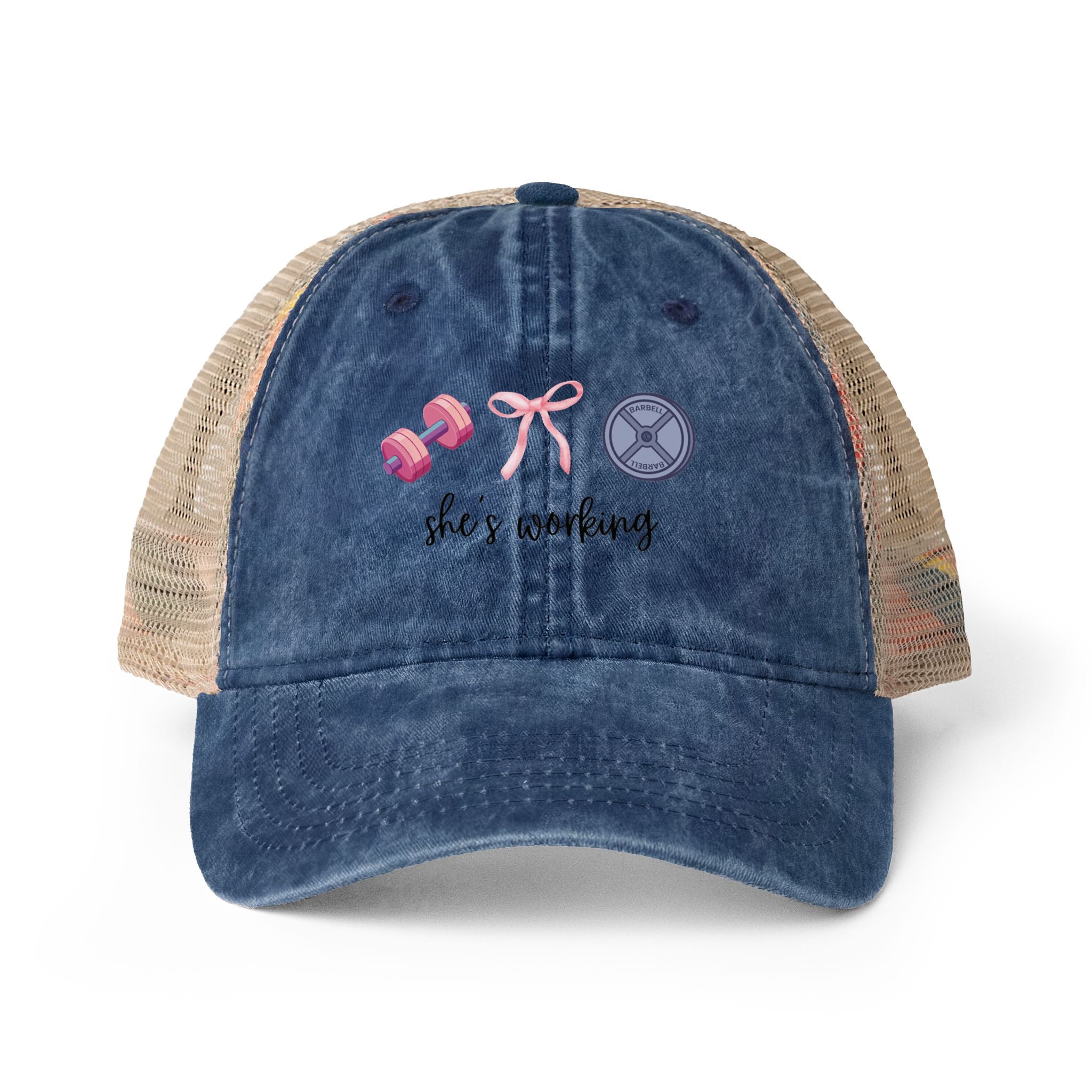 Women's Washed Mesh-Back Cap