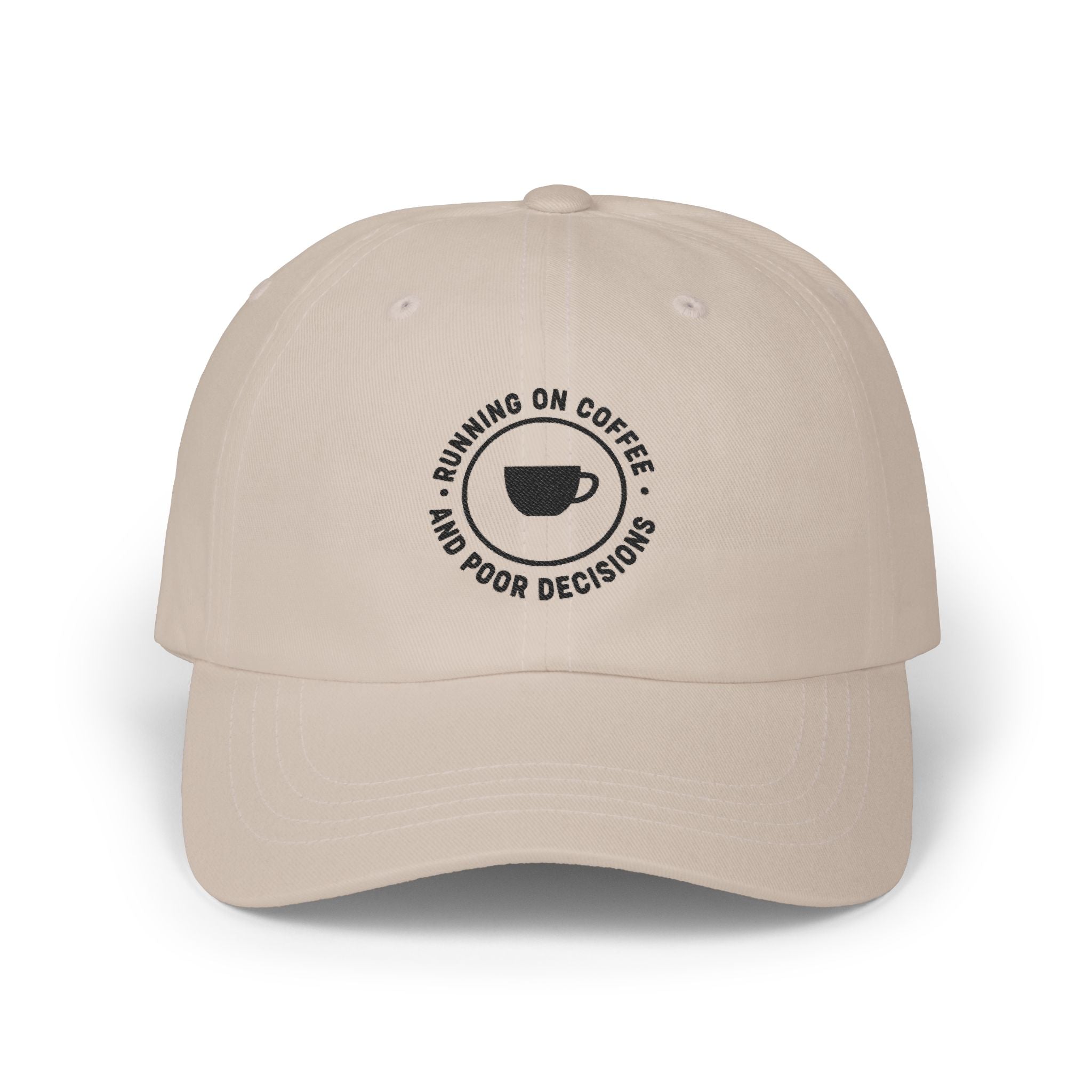 "Running on Coffee and Poor Decisions" Cap