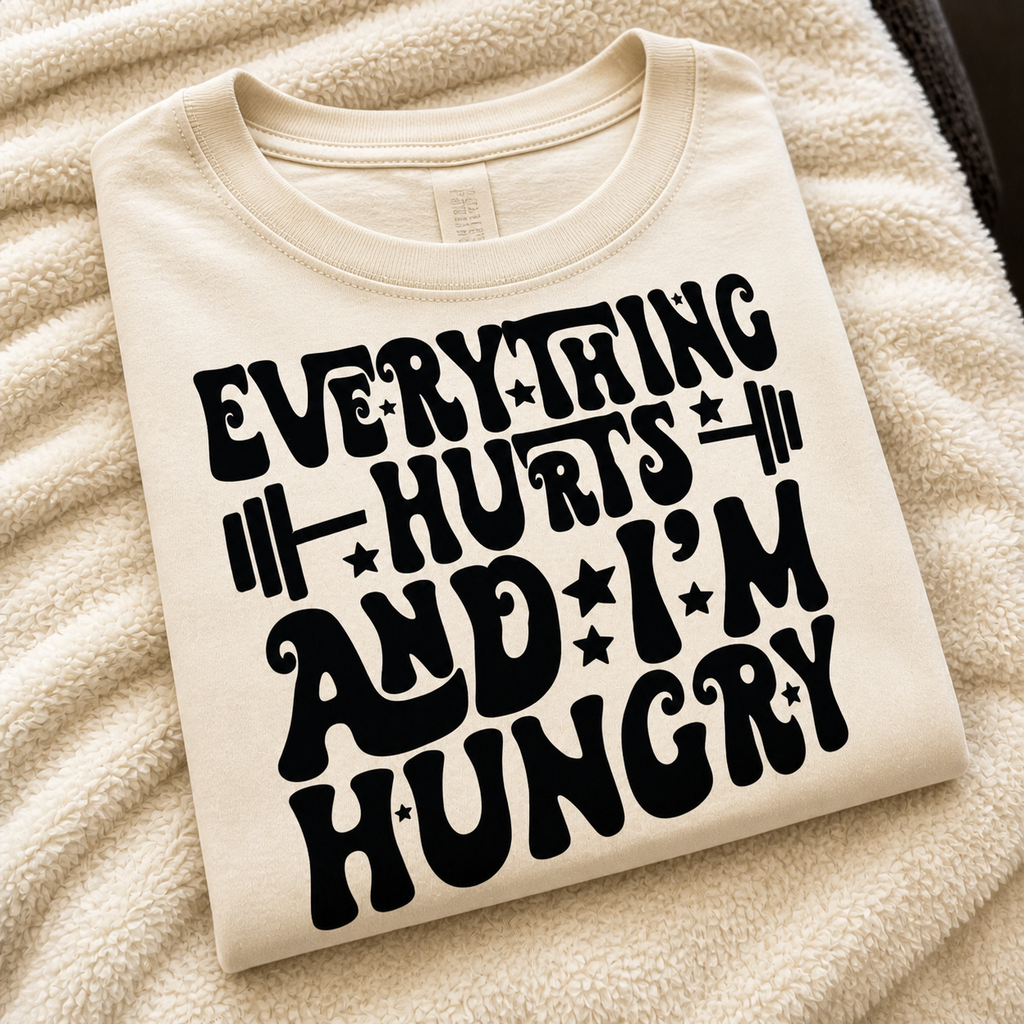 Everything hurts and I’m hungry pump cover