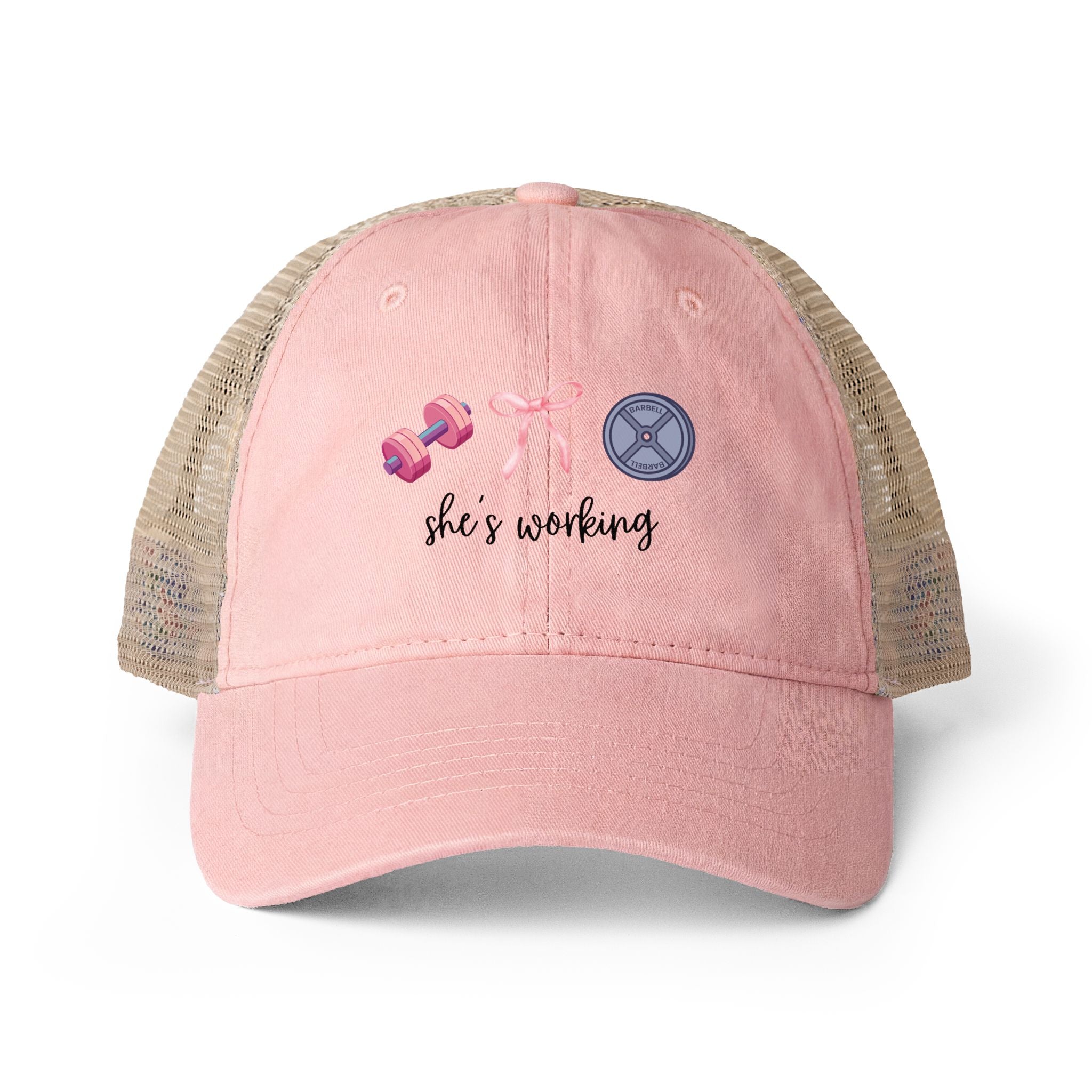 Women's Washed Mesh-Back Cap