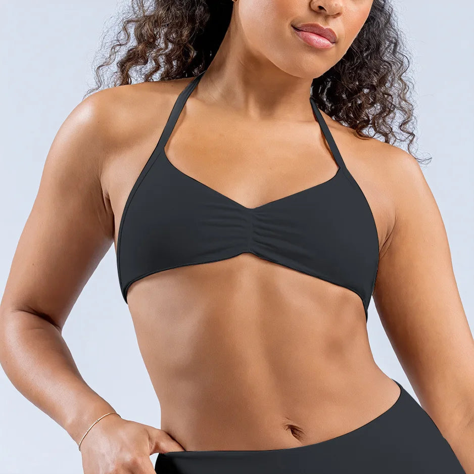 LVD412 Women Gym Sport Bra Tops Tight Shorts Sets Custom Athletic Gym Training Yoga Fitness Sportswear Workout Sets for Women