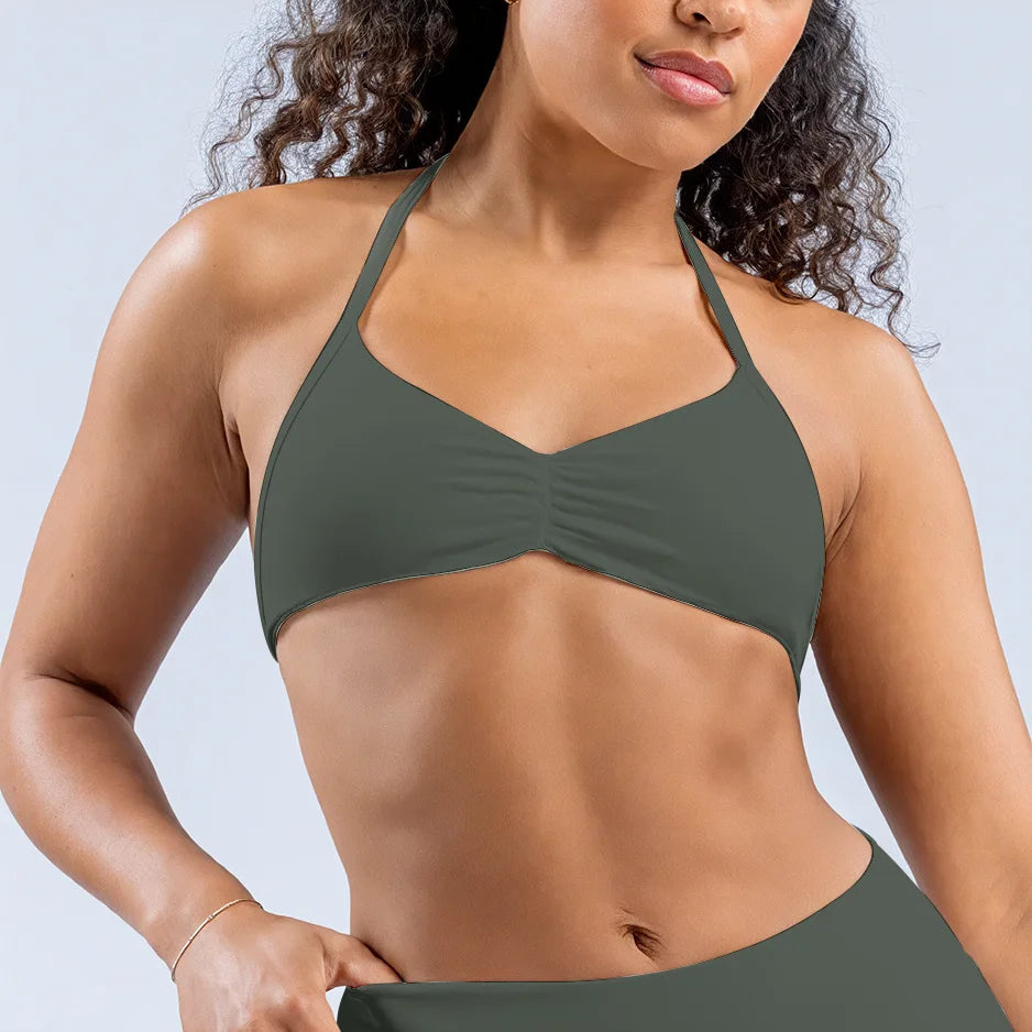 LVD412 Women Gym Sport Bra Tops Tight Shorts Sets Custom Athletic Gym Training Yoga Fitness Sportswear Workout Sets for Women