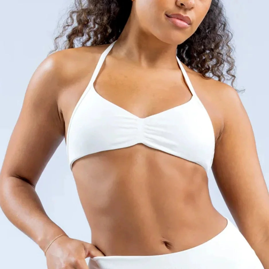 LVD412 Women Gym Sport Bra Tops Tight Shorts Sets Custom Athletic Gym Training Yoga Fitness Sportswear Workout Sets for Women
