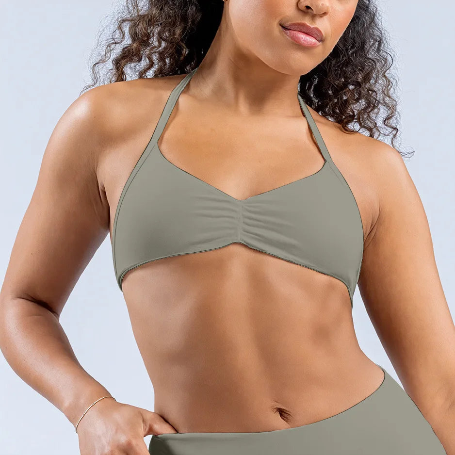 LVD412 Women Gym Sport Bra Tops Tight Shorts Sets Custom Athletic Gym Training Yoga Fitness Sportswear Workout Sets for Women