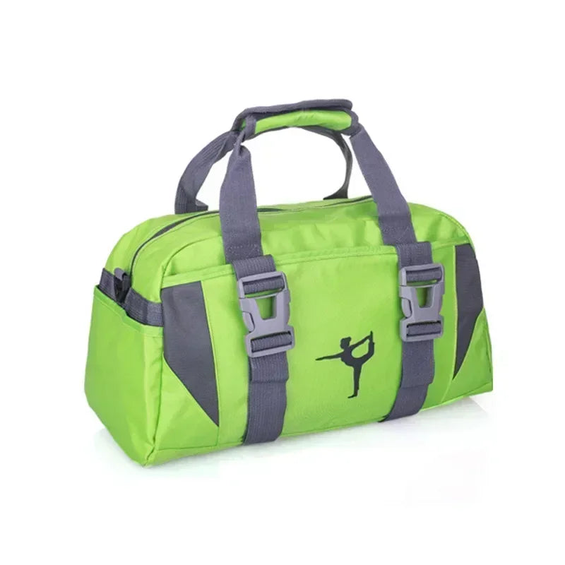 Yoga Fitness Bag Waterproof Nylon Training Shoulder Crossbody Sport Bags for Women Fitness Travel Duffel Clothes Gym Bags